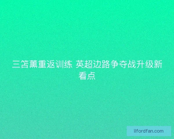 三笘薰重返训练 英超边路争夺战升级新看点